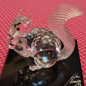 Swarovski Crystal Large Squirrel Jubilee Edition (Tail repaired)
